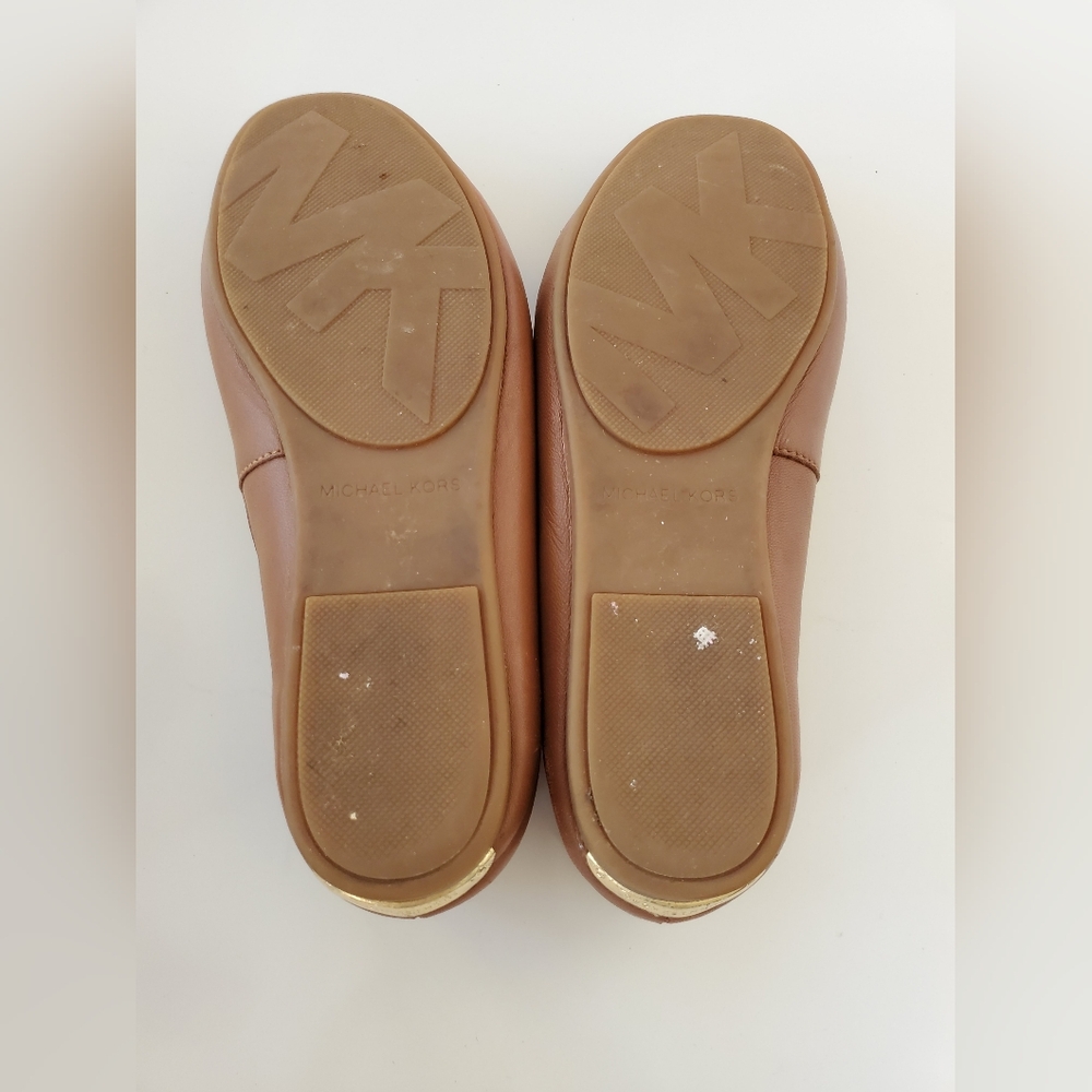 Michael Kors Daisy brown moccasin Loafers Flats Size 7 - Picture 3 of 11
